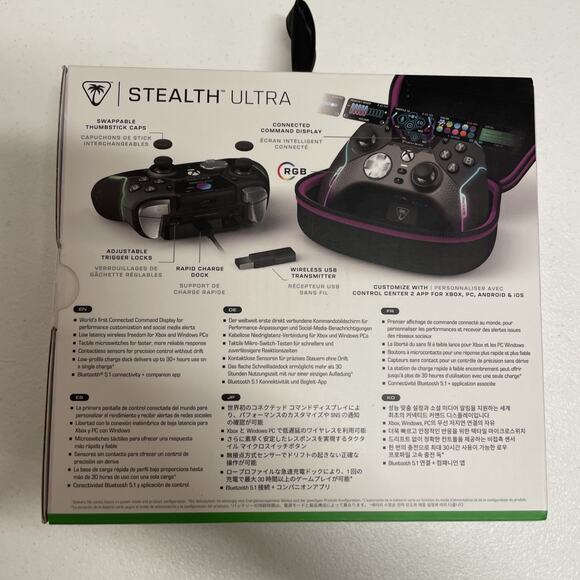 NEW Turtle Beach Stealth Ultra Wireless Xbox Controller Black, Rapid Charge Dock - Picture 5 of 8